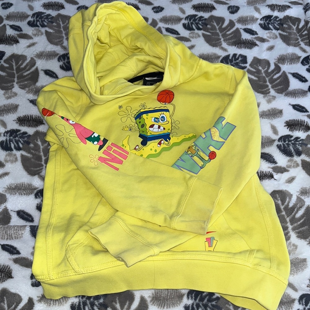 SpongeBob KD Nike Hoodie Boys Small